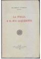 LA PUGLIA E IL SUO ACQUEDOTTO di Michele Viterbo 1954 Laterza storia locale Bari