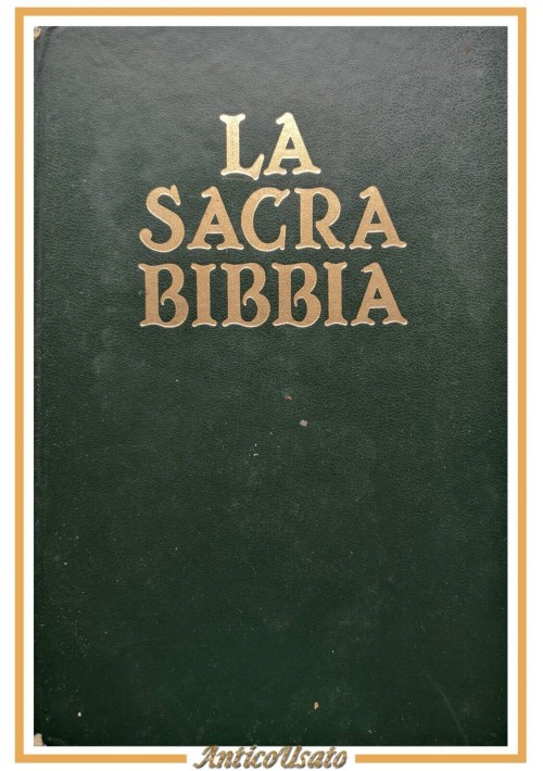 LA SACRA BIBBIA 1980 Conferenza Episcopale Italiana libro edizione ufficiale CEI