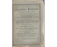 L'AGRICOLTURA MERIDIONALE 15 numeri 1890 periodico agricoltura pratica Portici