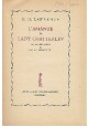 L'Amante Di Lady Chatterley di Lawrence 1953 Mondadori libro illustrato Broggini