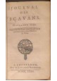 LE JOURNAL DES SÇAVANS novembre 1732 - febbraio 1733 Amsterdam Jansons Waesberge