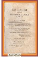 LE LEGGI DELLA PROCEDURA CIVILE Tomo II parte 2 di G L Carrè 1825 Tramater Libro