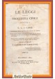 LE LEGGI DELLA PROCEDURA CIVILE tomi 11 e 12 di Carrè 1827 Tramater Libro Antico