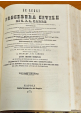 LE LEGGI DELLA PROCEDURA CIVILE volume 3 e 4 di Carrè 1851 Libro antico diritto