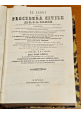 LE LEGGI DELLA PROCEDURA CIVILE volume 3 e 4 di Carrè 1851 Libro antico diritto