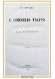 LE OPERE DI CORNELIO TACITO Davanzati 1860 Biblioteca Latina Italiana Libro