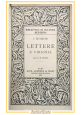 LETTERE A VIRGINIA di Francesco De Sanctis 1917 Laterza libro Benedetto Croce