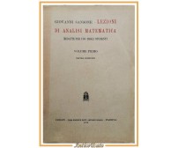 LEZIONI DI ANALISI MATEMATICA Giovanni Sansone 2 volumi 1952 54 CEDAM Libri