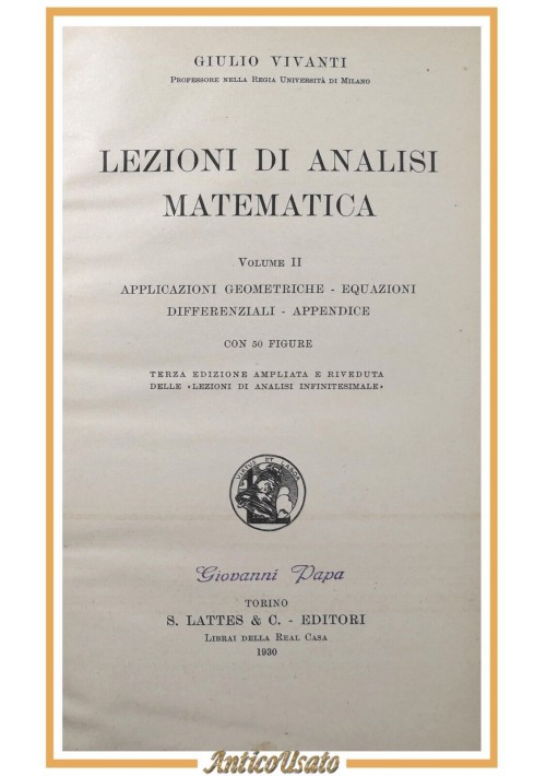 Lezioni di Analisi Matematica II