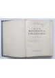 LEZIONI DI MATEMATICA FINANZIARIA di Pacifico Mazzoni 2 volumi 1938 Macrì Libro