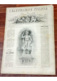 L'ILLUSTRAZIONE ITALIANA 31 luglio 1881  Monumento Eleonora D'arborea Giornale