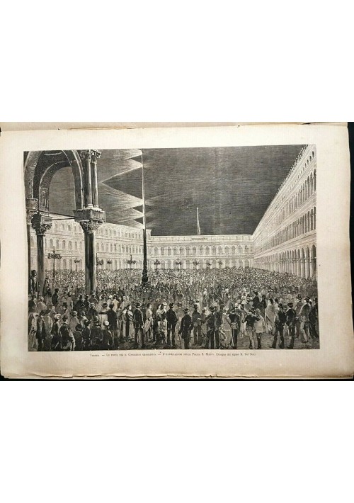 L'ILLUSTRAZIONE ITALIANA del 2 ottobre 1881 giornale antico Venezia esposizione