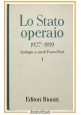 LO STATO OPERAIO 1927 1939 di Franco Ferri 2 volumi 1964 Editori Riuniti libro