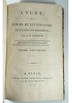 LYCEE OU COURS DE LITTERATURE ANCIENNE ET MODERNE tomo 7 di La Harpe 1799 libro