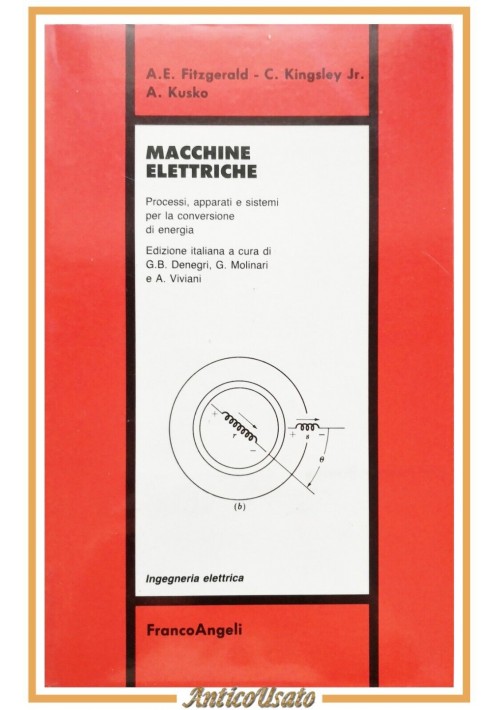 MACCHINE ELETTRICHE di Fitzgerald Kingsley Kusko 1992 Franco Angeli Libro sistem