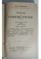 MANUALE DEL COSTRUTTORE parte 2 di Foerster 1921 libro ingegneria ponti ferro