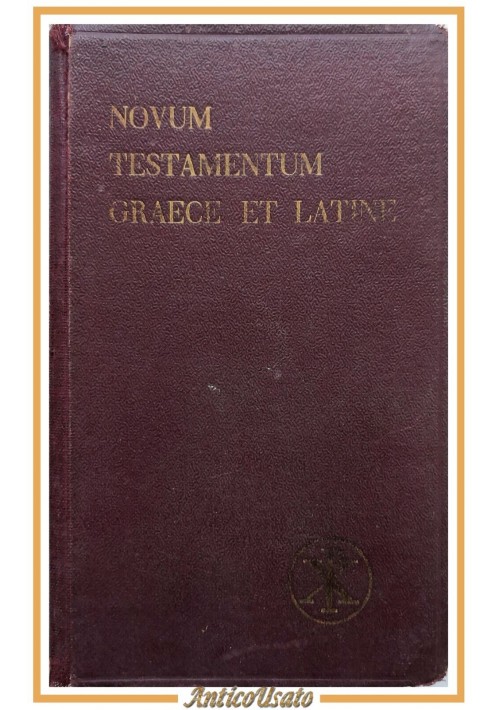 NOVUM TESTAMENTUM GRAECE ET LATINE 1957 Pontificii Instituti Biblici Libro