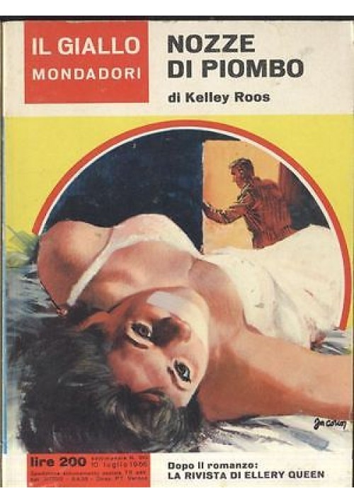 NOZZE DI PIOMBO di Kelley Roos  10 luglio 1966 - Il giallo Mondadori 