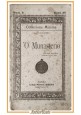 'O MUNASTERIO Salvatore Di Giacomo Collezione Minima 1891 Luigi Pierro Libro Antico Poesia