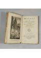 OEUVRES volume 1 di le chevalier de Bert 1785 Hardouin Gattey libro antico 