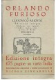 esaurito - ORLANDO FURIOSO di Ludovico Ariosto 1959 Hoepli edizione integra in carta India