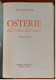 ESAURITO - OSTERIE DELLA VITA E DELL'AMORE di Livio Jannattoni 1972 Frattina Libro Roma