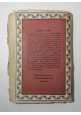 PANE E VINO di Ignazio Silone 1944 Jonathan Cape Libro Romanzo Vintage