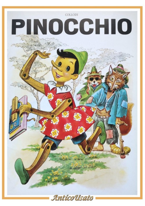 PINOCCHIO di Carlo Collodi 1982 RUMA libro illustrato Livraghi infanzia classica