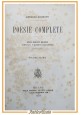 POESIE COMPLETE di Arnaldo Fusinato volume 1 e 2 1880 Paolo Carrara Libro antico