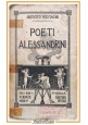 POETI ALESSANDRINI di Augusto Rostagni 1916 Fratelli Bocca Libro poesia