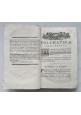 POLYMATHIA Tomo III di Francesco Roberti 1784 Archangeli Casaletti Libro Antico