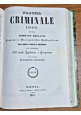 PRATICA CRIMINALE di Tommaso Briganti 2 volumi completa 1842 Marotta libro antic