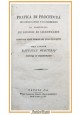 PRATICA DI PROCEDURA NE' GIUDIZI CIVILI E COMMERCIO Raffaele Mercurio 1820 Libro