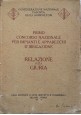 PRIMO CONCORSO NAZIONALE PER IMPIANTI E APPARECCHI D'IRRIGAZIONE 1929 Libro