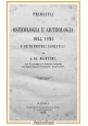 PRINCIPI DI OSTEOLOGIA E ARTROLOGIA DELL'UOMO De Martini 1860 Vitale Libro antic