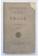 PROSE 3 volumi di Ugo Foscolo 1912 1920 Laterza libro a cura di Vittorio Cian