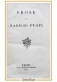 PROSE di Puoti 1843 e SAGGIO DI COMENTI A CLASSICI LATINI Mirabelli 1840 Libro