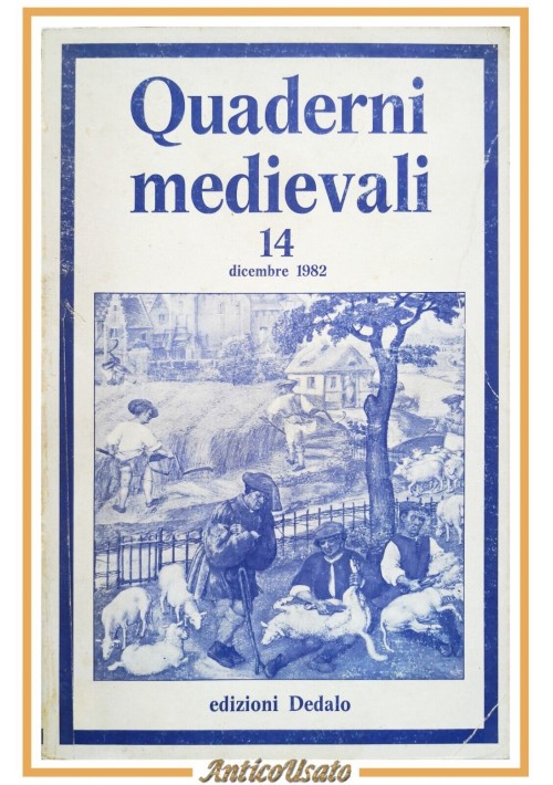 QUADERNI MEDIEVALI Numero 14 dicembre 1982 Edizioni Dedalo libri rivista