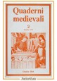 QUADERNI MEDIEVALI Numero 2 dicembre 1976 Dedalo Libri rivista