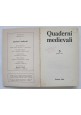 QUADERNI MEDIEVALI Numero 3 giugno 1977 Dedalo Libri rivista