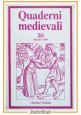 QUADERNI MEDIEVALI Numero 30 dicembre 1990 Dedalo Libro Cardini Musca Montanari