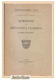 QUESTIONI DI MECCANICA CLASSICA E RELATIVISTA di Tullio Levi Civita 1924 libro