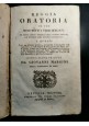 REGGIA ORATORIA IN CUI SONO TUTTI I VERBI ITALIANI di Giovanni Margini 1820 