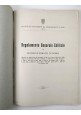 REGOLAMENTO GENERALE EDILIZIO DEL GOVERNATORATO DI ROMA 1940 Libro Fascismo