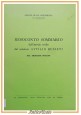 RESOCONTO SOMMARIO DELL'ATTIVITÀ SVOLTA DAL SENATORE ATTILIO BUSSETI 1976 libro