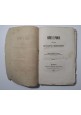 RIME E PROSE volume I di Giovanni Marchetti 1857 Tornese Libro Antico Poesia