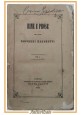 RIME E PROSE volume I di Giovanni Marchetti 1857 Tornese Libro Antico Poesia