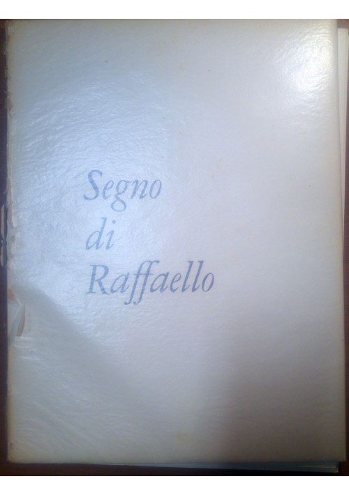 SEGNO DI RAFFAELLO 1960 Olivetti 12 tavole a colori D. Regis De Campos *