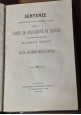 SENTENZE PRONUNZIATE DALLA SEZIONE PENALE DI NAPOLI Michele Narici 1879 Libro