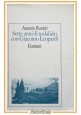 SETTE ANNI DI SODALIZIO CON GIACOMO LEOPARDI Antonio Ranieri 1979 Garzanti libro